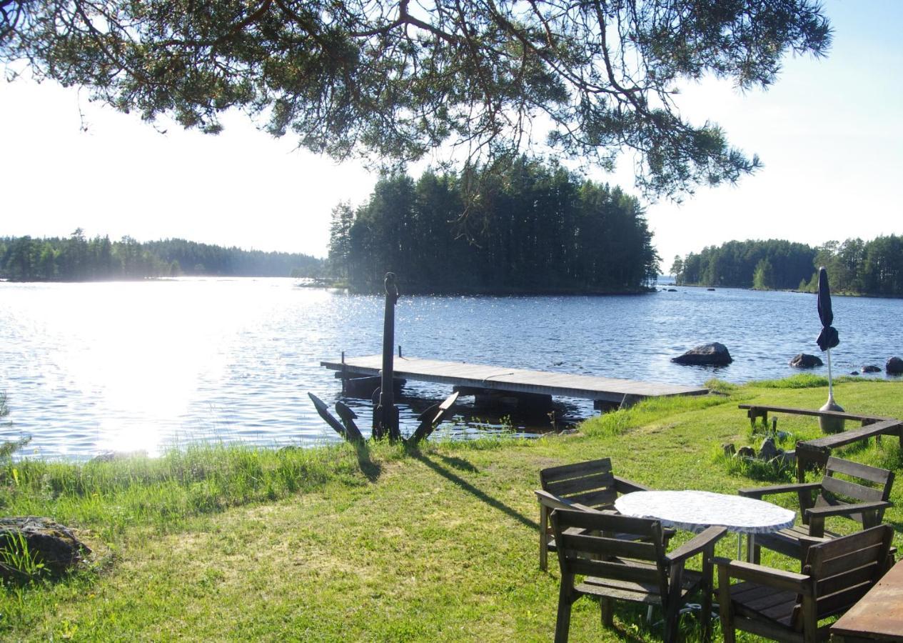 Stugor Storsjoens Strand Hackas Esterno foto
